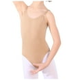 thumbnail image 3 of Akiihool Girls Tank Tops Girls Ballet Camisole Bodysuit Daily Seamless Underwear Dance Wear With Adjustable Straps(Beige,14-16), 3 of 9