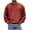 Red, variant on Chiccall Mens Corduroy Sweatshirts Plus Size Crewneck Long Sleeve Pullover Warm Casual Loose Athletic Sweatshirts for Men
