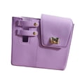thumbnail image 4 of Bolsa de almacenamiento para vasos de agua tipo bandolera, moderna bolsa portavasos para senderismo, viajes al aire libre Violeta, 4 of 8