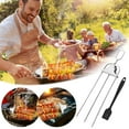 thumbnail image 1 of XWSHYW Utensilios y Gadgets de Cocina. Tenedor de Barbacoa Semiautomático de Acero Inoxidable, Tenedor de Barbacoa Al Aire Libre, Tenedor de Barbacoa Familiar, Kebabs de Cordero, Herramientas de Barb, 1 of 6