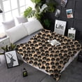 thumbnail image 4 of Yibo Milk Tea Brown Blanket Flannel Soft and Comfortable Anti-static Bed Sofa Blanket, 4 of 7