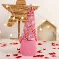 thumbnail image 3 of Taicans ‌Valentine's Day Plush Gnome Dolls - Red & Pink Heart-Themed Nordic Gnomes,Soft Fuzzy Fabric with Flower & Heart Decor,Romantic Valentine's Day Home/office/Car Decor,Gift for Couples‌, 3 of 7