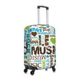 thumbnail image 3 of PAYOHTO Highly Elastic Spandex Suitcase Cover Luggage Cover Large Fits 25 to 28 Inch ILove Music, 3 of 8
