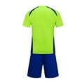 thumbnail image 5 of LEKWK 2-Piece Soccer Jersey Set for Kids Boys Short Sleeve Sport Shirt Athletic Shorts Team Uniform Quick Dry Activewear Training Football Fit, 5 of 5