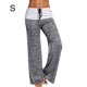 thumbnail image 1 of Sonducket Pantalones Sueltos Deportes Mujer Pantalones High Rise Casual Yoga Leggings Prendas para la parte inferior del cuerpo gris S, 1 of 5