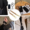 thumbnail image 4 of Purse Chain Strap, 60cm Leather Chain Strap Handbag Chains Purse Straps Shoulder Cross Body Replacement Strap, 4 of 5