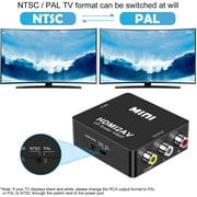 Digitnow, HDMI to RCA, 1080p HDMI to AV 3RCA CVBs Composite Video Audio Converter Adapter Supports PAL/ NTSC