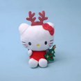 thumbnail image 3 of Sanrio Christmas Series Plush Doll Cute Cartoon Hello Kitty My Melody Elk Christmas Tree Gift Box Dress Up Children's Toy Gifts, 3 of 5