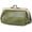 Green, variant on Genuine Leather Clutch Bag for Women Kiss Lock Wallet Retro Coin Purse Coin Organizer Cute Purse