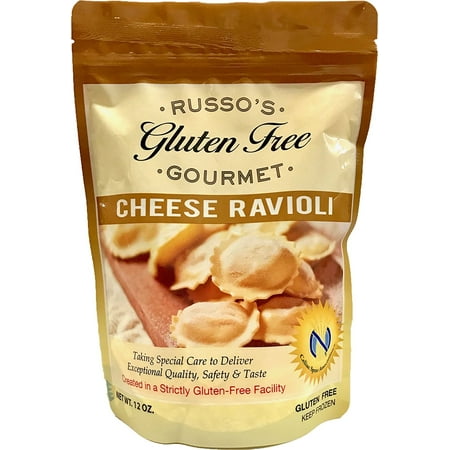Russo's Gluten Free Cheese Ravioli 12 Oz (Pack of 3) - The Best Italian GF Pasta for a delicious and satisfying meal