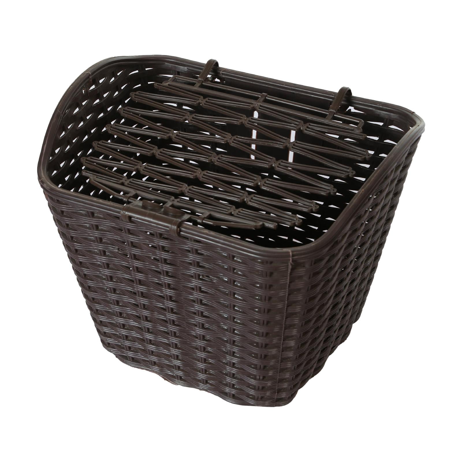 Front Basket with Cover Bike Basket for Outdoors Cycling Accessories Khaki