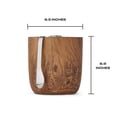 thumbnail image 5 of S'well Cubitera de acero inoxidable con pinzas - Capacidad para 68 oz de hielo - Madera de teca - Contenedor aislado al vacío de triple capa diseñado para mantener el hielo más frío durante más tiempo, 5 of 5