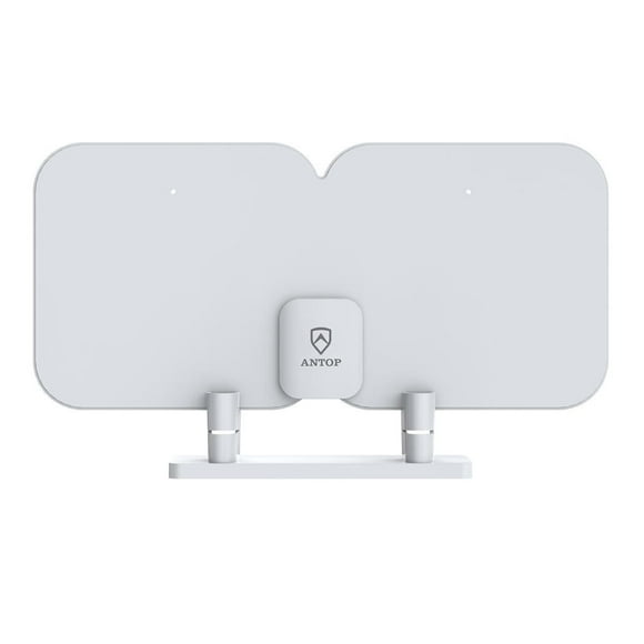 Antenne intérieur HDTV amplifié mince de ANTOP avec Smart Boost – 70 miles