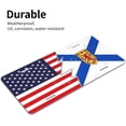 thumbnail image 6 of Flag of Nova Scotia and America License Plate for Front of Car Sign License Plates 6x12 Inches Metal Car Plates Tag Vanity Novelty Car Decor Tag, 6 of 9