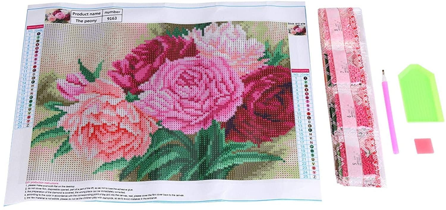 DIY Jewel Painting by Number Kits for Adults & Child, 3040CM 5D DIY