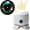 Ccolor, variant on CLIQKWEN Dynamic Rotating Ocean LED Projector Night Light - Multi Angle Positioning for Bedroom Home Theater