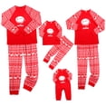 thumbnail image 7 of Christmas Family Pajamas Matching Family Christmas PJs Sets Red Elk Tree Printed Top Sleepwear, 7 of 7