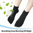 thumbnail image 3 of STONCEL Women's 5-Pack Cotton Low-Cut Ankle Socks, Soft & Breathable, 3 of 7