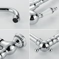 thumbnail image 6 of Miuline Brass Kitchen Sink Taps Single Lever Traditional 360 Degree Swivel Mixer Tap Hot Cold Sink Faucet, 6 of 10