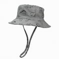 thumbnail image 2 of NIEWTR Toddler Kid UPF50+ Wide Brim Sun Hat Summer Beach Hats Boys Girls Sun Protection Hat Zoo Beach Swim Safari Bucket Hat for Baby（Grey,2-3 Years), 2 of 4