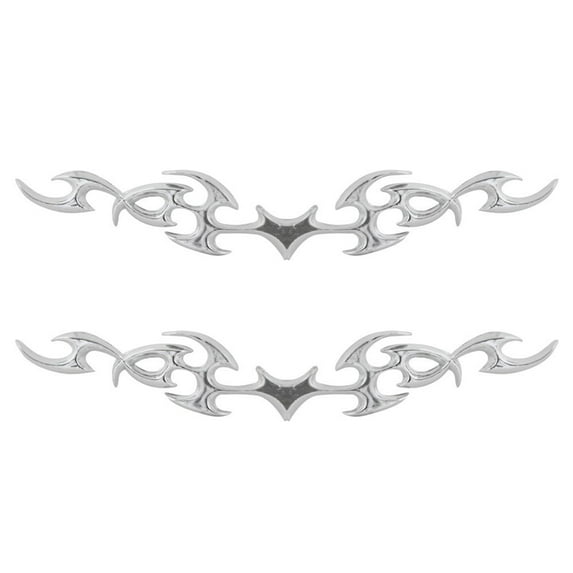 New Universal Chrome Plated Car Truck Rear View Mirror Tribal Band Accent Emblem