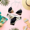 thumbnail image 6 of Crow Swimsuit Women Bikinis: Detachable Sponge Adjustable Strap Bikini Set Two-Pack Beach Pool Vacation., 6 of 6
