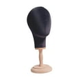 thumbnail image 3 of Bothyi Hairpieces Display Holder Manikin Head for Shopping Mall Styling Dry black, 3 of 8