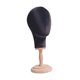 thumbnail image 3 of Cabeza de maniquí con soporte para exhibición de pelucas, circunferencia de la cabeza: 54 cm (16,34 pulgadas), uso versátil para peluquería doméstica, negro, 3 of 8