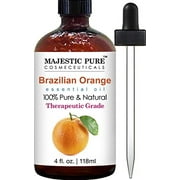 Majestic Pure Brazilian Orange Essential Oil, 4 fl oz
