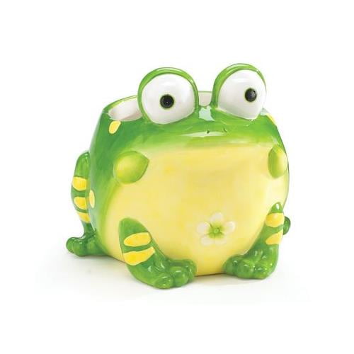 Burton & Burton Ceramic Toby Toad Planter