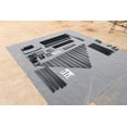 thumbnail image 3 of 10x10FT Outdoor Permanent Hardtop Gazebo with Aluminum Frame & Steel Roof Canopy - Weatherproof All-Season Patio Shelter with Drainage System & Mosquito-Blocking Mesh for Backyard, 3 of 9