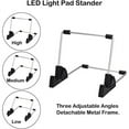 thumbnail image 2 of A4 LED Light Pad for Diamond Painting, Super Bright USB Powered Light Board Kit with Detachable Stand, and Black Pad Clip (Pad and Bag), 2 of 6