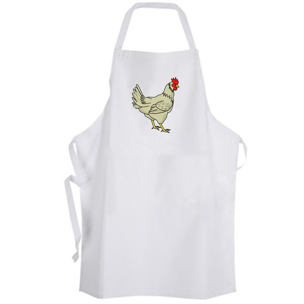 Aprons365 Classic White Chicken Apron Fowl Farm Rooster Kitchen