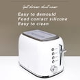 thumbnail image 4 of AMERTEER Toaster Cover Silicone Toaster Cover Silicone Toaster Lid Cover for Bread Maker Toaster Appliance Top Cover Sandwich Machine Part for Small, 4 of 8