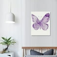 thumbnail image 4 of Nawypu  Butterfly Wall Art Prints,Poster with Purple Butterfly,Colorful Butterfly Wall Art Canvas Poster for Girls Bedroom Nursery Home Decor,Gift., 4 of 5