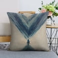 thumbnail image 6 of Person boat mountain Linen toss pillowcase Decoration pillowcase Gift preferred 20x20" Cushion cover 4 set Sofa pillowcase Sofa bedroom living room car, 6 of 7