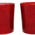 thumbnail image 4 of Red Lattice Tealight Votive Glass Candle Holder Set of 2Evening Wedding Parties Home Decor Table Decoration Gift by MystiqueDecors, 4 of 4