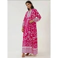 thumbnail image 5 of Printed Long Sleeve Viscose Maxi Dress, 5 of 6
