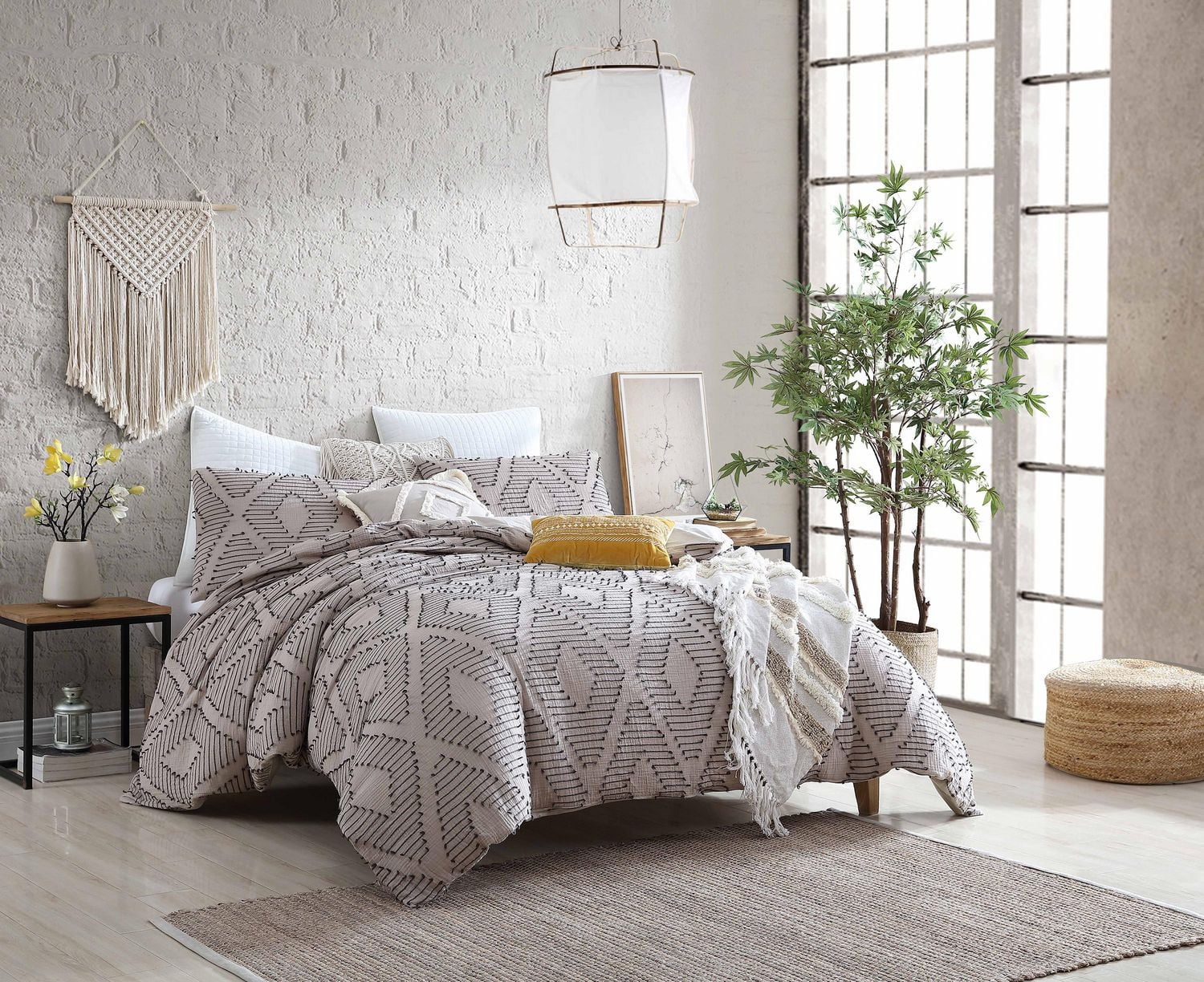 Cotton 5 Piece Puruma Comfoter Set