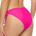 thumbnail image 4 of Sopiago Women Bikini Bottoms Full Coverage Swimsuit Bottoms Tie Sides Bathing Suit Bottom for Women Hot Pink,M, 4 of 6