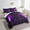 Purple Black, variant on 7 Piece Gamer Bedding Sets ,Twin Size Comforter Set 3D Gaming Geometric Bed In A Bag,Game Console Lightweight Bed Set,Neon Purple Teal Black Glowing