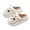 White, variant on CHENge Winter Slippers for Girls Size 6-7 Cozy Breathable Cotton Slippers Indoor Wear Toddler Shoes (Grey, 6-7 Years)