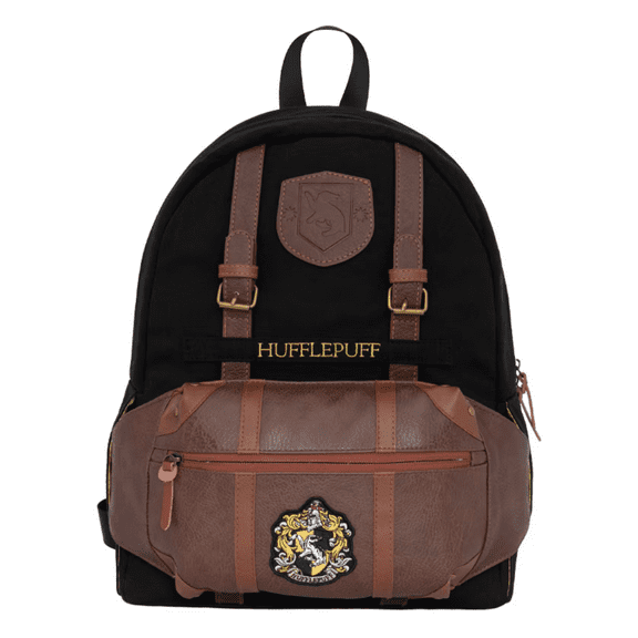Universal Studios Harry Potter Hufflepuff Crest Backpack Bag New With Tag