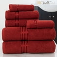 thumbnail image 6 of Lavish Home 100% Egyptian Cotton Hotel 6 Piece Towel Set - Light Blue, 6 of 9