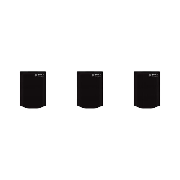 Advancent Cubierta de equipaje de viaje no tejida Tipo de etiqueta elegante Desmontable Estilo simple Maleta de viaje Protector de bolsa Negro Type1 NO1