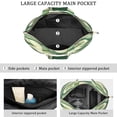 thumbnail image 3 of 22 Inch Oversized Travel Bag Lightweight Canvas Weekender Duffel with Multi Pockets, Animal Print, 3 of 5