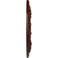 thumbnail image 4 of 33 7/8"OD x 2 3/8"P Rose Ceiling Medallion (Fits Canopies up to 13 1/2"), Hand-Painted Brushed Mahogany, 4 of 5