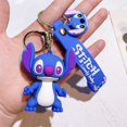 thumbnail image 4 of LLavero de Stitch de Disney para niños, decoración de mochila, figura de juguete Kawaii, personaje de dibujos animados, colgante, regalo de cumpleaños, venta al por mayor, 20 piezas, 4 of 5