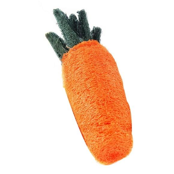 HEVIRGO Pet Molar Toy Exquisite Teeth Cleaning Healthy Pet Rabbit Carrot Teeth Grinding Toys for Guinea Pig
