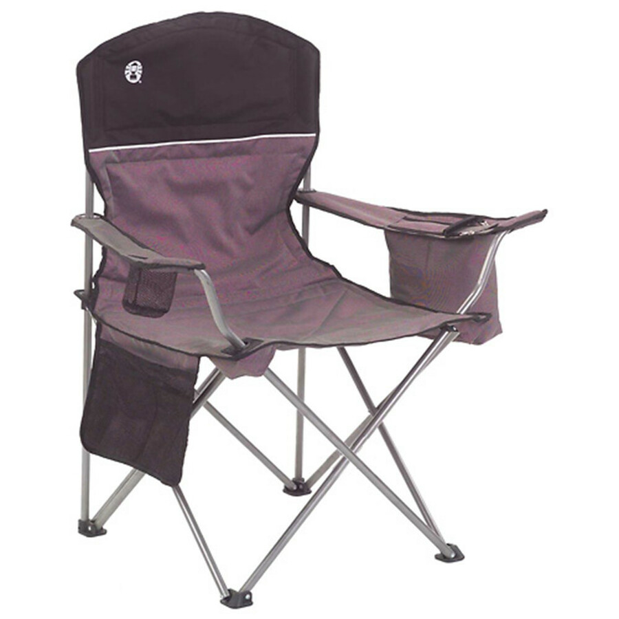Coleman Portable Camping Quad Chair with 4-Can Cooler, Adult - image 4 of 4